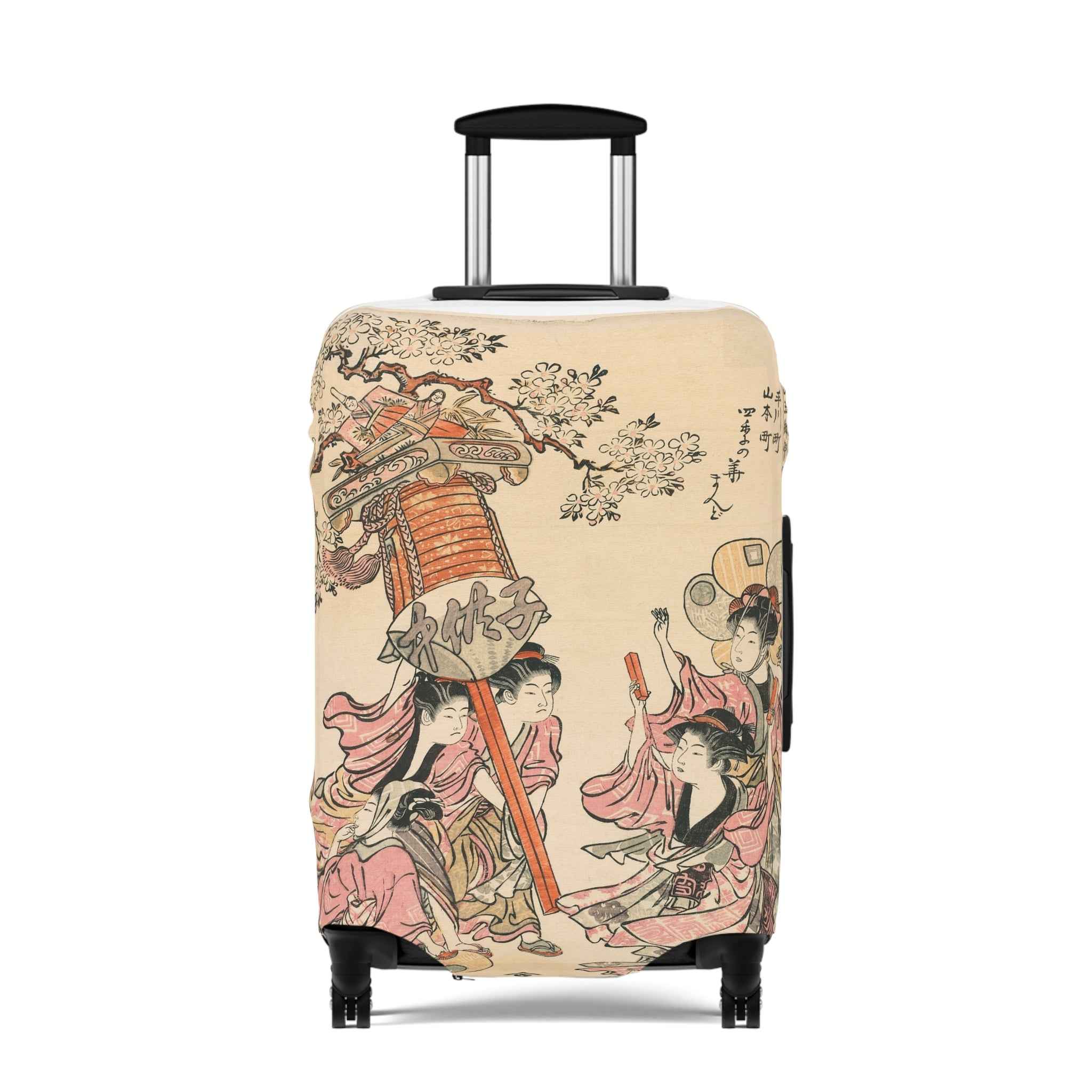 Japanese Geisha Luggage Cover – Vintage-Inspired Travel Accessory by Rosetta Creative Boutique, Unique Suitcase Protector & Personalized Gift Idea - Rosetta Creative Boutique
